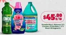 Farmacias Guadalajara Ensueño max, natureza, cloralex oferta