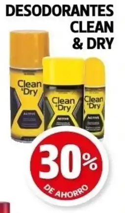 Farmacias Guadalajara Clean & Dry desodorantes oferta