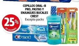 Farmacias Guadalajara Oral-B pro, pastas y enjuagues bucales crest cepillos oferta