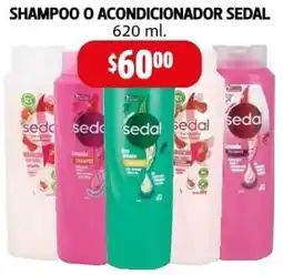 Farmacias Guadalajara Sedal shampoo o acondicionador oferta