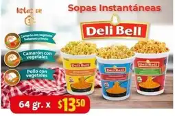 Farmacias Guadalajara Deli bell sopas instantáneas oferta