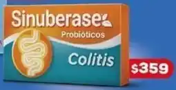 Farmacias Guadalajara Sinuberase probióticos colitis oferta