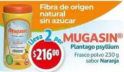 Farmacias Guadalajara Mugasin plantago psyllium naranja oferta