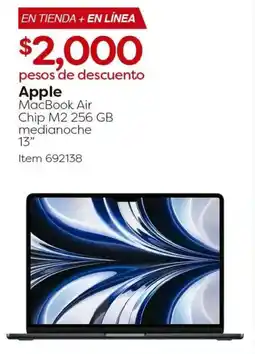 Costco Apple macbook air chip m2 13" oferta