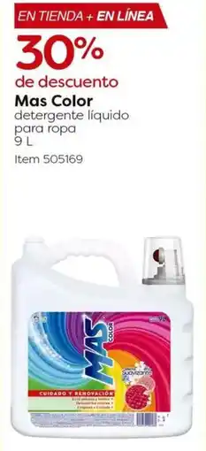 Costco Mas color detergente líquido para ropa oferta