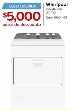 Costco Whirlpool secadora oferta