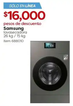 Costco Samsung lavasecadora oferta