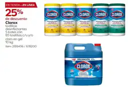 Costco Clorox toallitas desinfectantes oferta