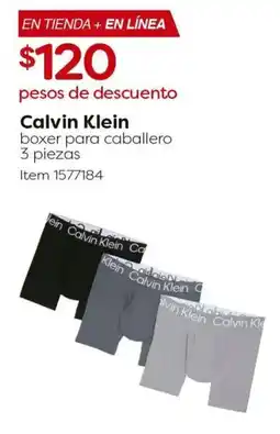 Costco Calvin klein boxer para caballero oferta