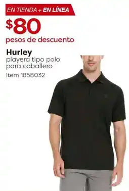 Costco Hurley playera tipo polo para caballero oferta