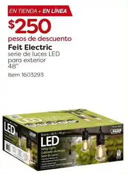 Costco Feit electric serie de luces led para exterior 48" oferta