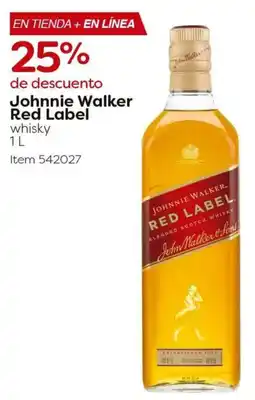 Costco Johnnie walker red label whisky oferta