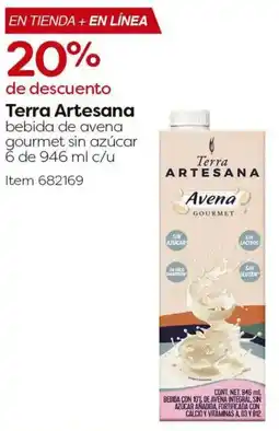 Costco Terra artesana bebida de avena gourmet sin azúcar oferta