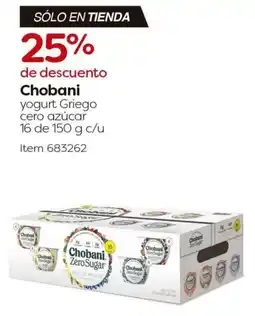 Costco Chobani yogurt griego cero azúcar oferta