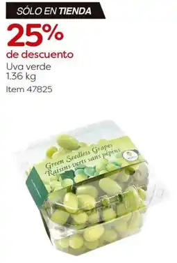 Costco Uva verde oferta