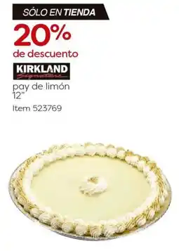 Costco Kirkland pay de limón 12" oferta