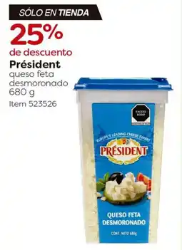 Costco Président queso feta desmoronado oferta