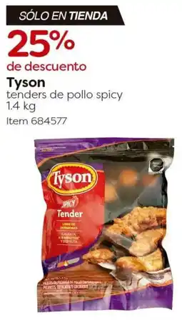 Costco Tyson tenders de pollo spicy oferta