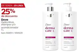 Costco Dove hydra alivio shampoo y/o acondicionador oferta