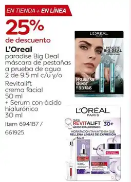Costco L'oreal paradise big deal máscara de pestañas a prueba de agua oferta