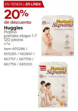 Costco Huggies platino pañales etapa 1-7 oferta