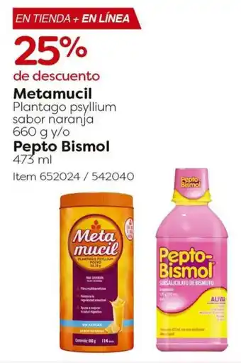 Costco Metamucil plantago psyllium sabor naranja oferta