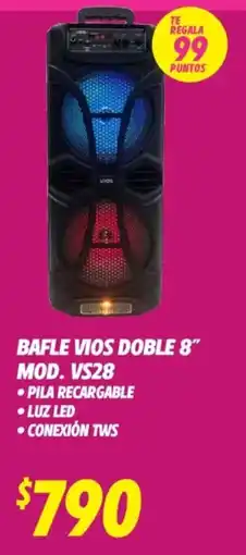 Soriana Híper VIOS Bafle doble 8" oferta