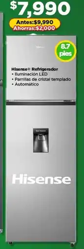 Bodega Aurrerá Hisense refrigerador oferta