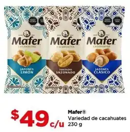 Bodega Aurrerá Mafer variedad de cacahuates oferta