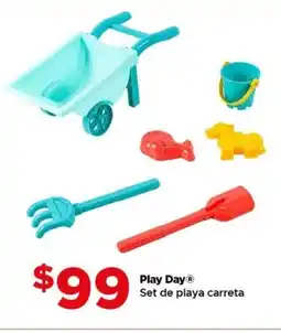 Bodega Aurrerá Play day set de playa carreta oferta