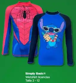 Bodega Aurrerá Simply basic wetshirt licencias oferta
