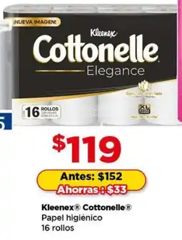 Bodega Aurrerá Kleenex cottonelle papel higiénico oferta