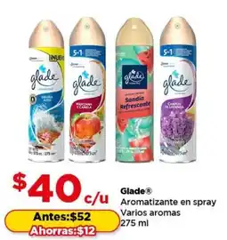 Bodega Aurrerá Glade aromatizante en spray oferta