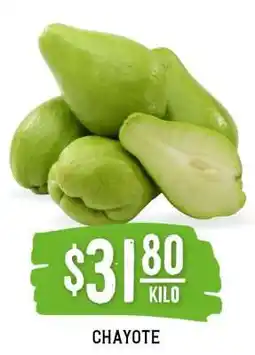 Soriana Súper Chayote oferta