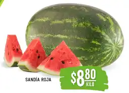 Soriana Súper Sandía roja oferta