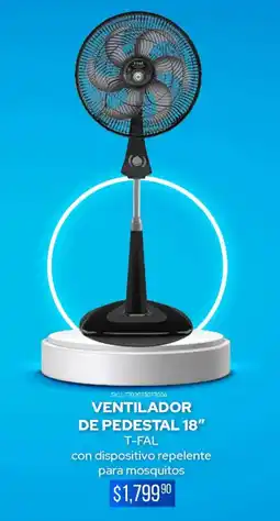 Woolworth T-fal ventilador de pedestal 18" oferta