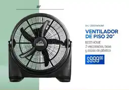 Woolworth Best Home ventilador de piso 20" oferta