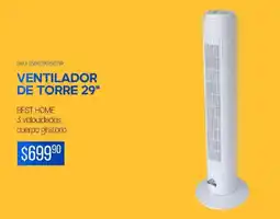 Woolworth Best Home ventilador de torre 29" oferta