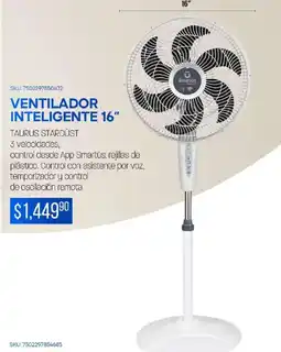 Woolworth Taurus Stardust ventilador inteligente 16" oferta