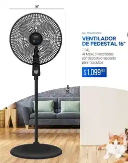 Woolworth T-fal ventilador de pedestal 16" oferta