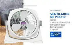 Vortex ventilador de piso 12"