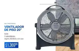 Woolworth Man ventilador de piso 20" oferta
