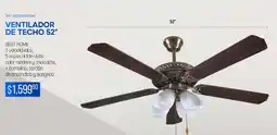 Woolworth Best Home ventilador de techo 52" oferta