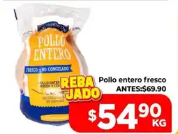 HEB Pollo entero fresco oferta