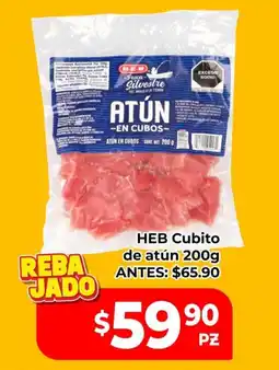 HEB HEB Cubito de atún oferta