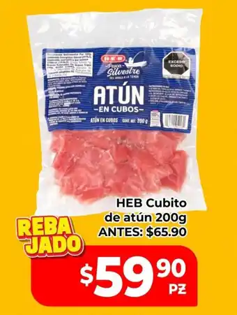 HEB HEB Cubito de atún oferta