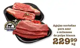 Agujas norteñas para asar o milanesa de pulpa blanca
