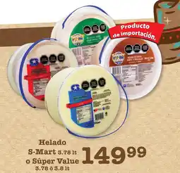S-Mart o Súper Value Helado