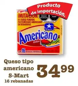 S-Mart Queso tipo americano