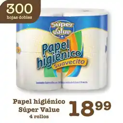 Súper Value Papel higiénico